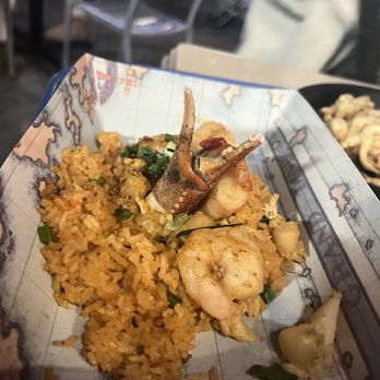 Universal Fan Fest Nights - Seafood Fried rice - small portion ($22.99) - Amusement Parks Near Me - Universal City, California