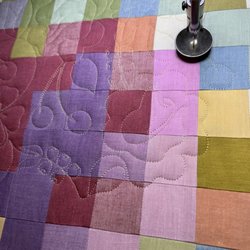 Close up example of our work... Mail-in Professional Longarm Machine Quilting from Colorway Collective