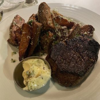B Christopher's - Filet with Duck Fat Fried Potatoes. - American Near Me - Greensboro, North Carolina B Christopher's - Filet with Duck Fat Fried Potatoes. - American Near Me - Greensboro, North Carolina