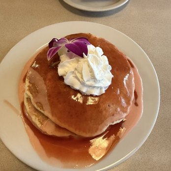 Cinnamon's Restaurant - Guava chiffon pancakes - Pancakes Near Me - Kailua, Hawaii Cinnamon's Restaurant - Guava chiffon pancakes - Pancakes Near Me - Kailua, Hawaii