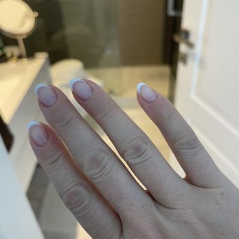 D’ Nails Lounge - Another perfect French manicure - Nail Salons Near Me - Surfside, Florida
