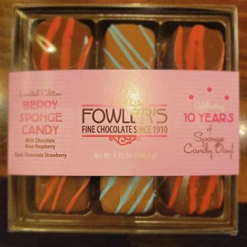 Fowler's Chocolates - Fowler's Chocolates Berry Sweet Sponge - Candy Stores Near Me - Cheektowaga, New York Fowler's Chocolates - Fowler's Chocolates Berry Sweet Sponge - Candy Stores Near Me - Cheektowaga, New York