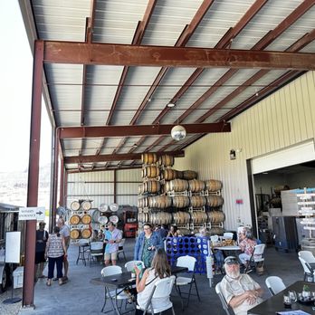 Sauvage Spectrum Estate Winery - a group of people sitting at tables - Wine Tasting Room Near Me - Palisade, Colorado Sauvage Spectrum Estate Winery - a group of people sitting at tables - Wine Tasting Room Near Me - Palisade, Colorado