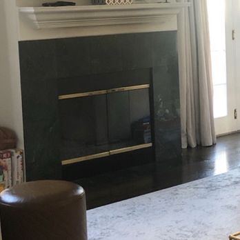 Soma Tile - Fireplace - before - Flooring Near Me
