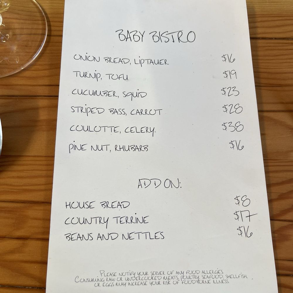 Baby Bistro - Menu - Salad Near Me - Los Angeles, California Baby Bistro - Menu - Salad Near Me - Los Angeles, California