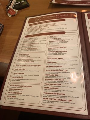 Menu photo 1 Passage To India Indian Cuisine Charlotte, NC Menu photo 1 Passage To India Indian Cuisine Charlotte, NC