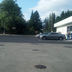 Chevron - Vacuum and shampoo, and entrance to the store.