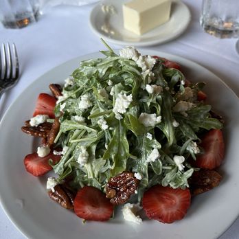 Clancy's Restaurant - Arugula salad with strawberries which - Seafood Near Me - New Orleans, Louisiana