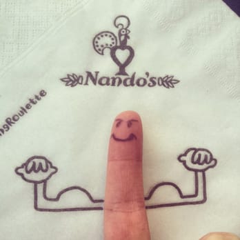 Nando's - A different napkin every day - Fast Food Near Me - Glasgow, GLG