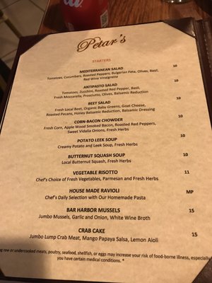 Menu photo 4 Petar's Restaurant Bonita Springs, FL Menu photo 4 Petar's Restaurant Bonita Springs, FL