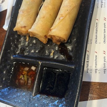 Inchin's Bamboo Garden - Veg Spring Rolls (3 pcs) - Asian Fusion Near Me - San Jose, California Inchin's Bamboo Garden - Veg Spring Rolls (3 pcs) - Asian Fusion Near Me - San Jose, California