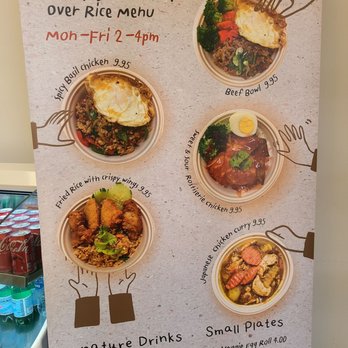 Dancing Spoons - Happy hour sign - Thai Near Me - San Gabriel, California