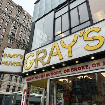 Gray's Papaya - Hot Dogs Near Me - New York, New York