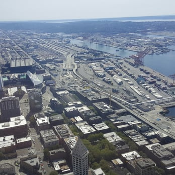 Sky View Observatory - Over looking the port. - Observatories Near Me - Seattle, Washington Sky View Observatory - Over looking the port. - Observatories Near Me - Seattle, Washington