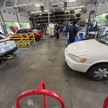 Walmart Auto Care Centers - The red car was not in line and now it's in the bay in front of five people that's been sitting in line, this is unfair and uncalled for! - Tires Near Me - Fresno, California Walmart Auto Care Centers - The red car was not in line and now it's in the bay in front of five people that's been sitting in line, this is unfair and uncalled for! - Tires Near Me - Fresno, California