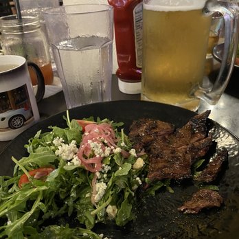 The Gaslight Restaurant & Saloon - Blue cheese steak salad - American Near Me - Rockerville, South Dakota The Gaslight Restaurant & Saloon - Blue cheese steak salad - American Near Me - Rockerville, South Dakota