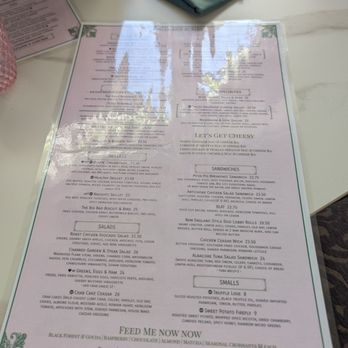Sugar and Scribe  - The menu - Bakeries Near Me - La Jolla, California
