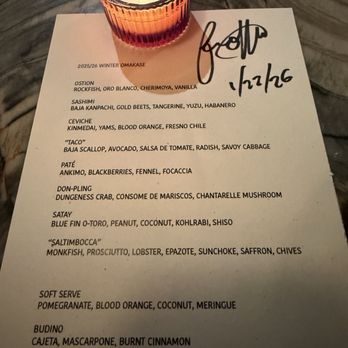 Loreto - Omakase 1/2026 - Seafood Near Me - Los Angeles, California
