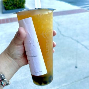 RareTea - mango passion fruit green tea - Bubble Tea Near Me - Hemet, California