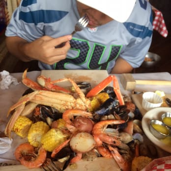 The Crab Pot - Pot... The one without king crab... Snow crab was a little dry - Seafood Near Me - Seattle, Washington
