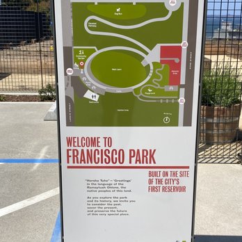 Francisco Park - Signage - Dog Parks Near Me - San Francisco, California