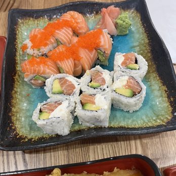 Sushi Town - Philly roll on the below. - Sushi Bars Near Me - San Jose, California