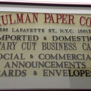 Shulman Paper - Printing Services Near Me - New York, New York Shulman Paper - Printing Services Near Me - New York, New York