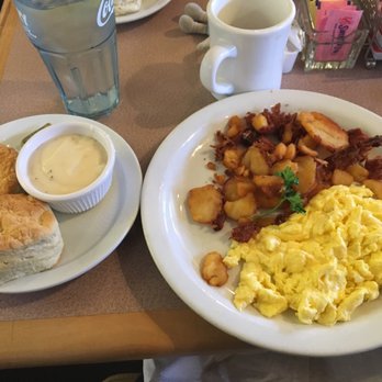 Pantry Restaurant - Two egg breakfast with pantry fries extra crispy. Comes with Choice of bread or biscuits. - Breakfast & Brunch Near Me - Santa Fe, New Mexico