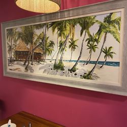 Margarita Island Mexican Kitchen & Bar - Inside Art work Island Deco at Margaritas