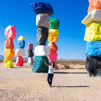 Seven Magic Mountains - Public Art Near Me - Las Vegas, Nevada Seven Magic Mountains - Public Art Near Me - Las Vegas, Nevada