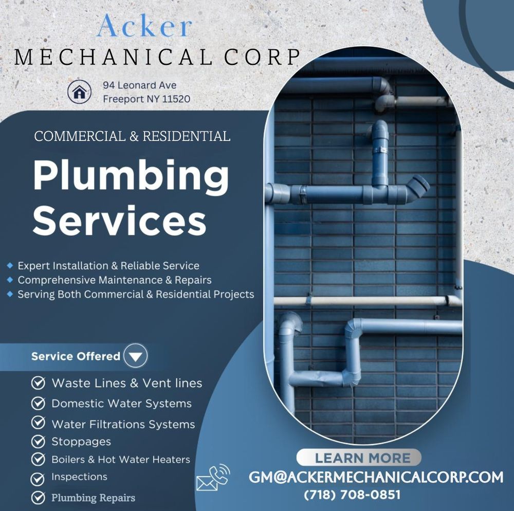 Slide of Acker Mechanical