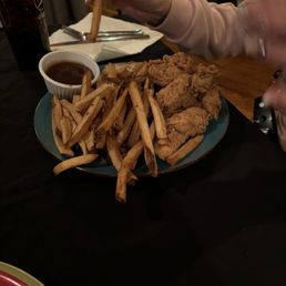Steak Fingers and a Chicken Fried Steak Steak Fingers and a Chicken Fried Steak