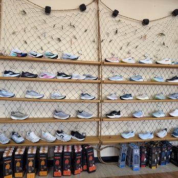 Fleet Feet - Women's shoe wall. - Sports Wear Near Me - Virginia Beach, Virginia
