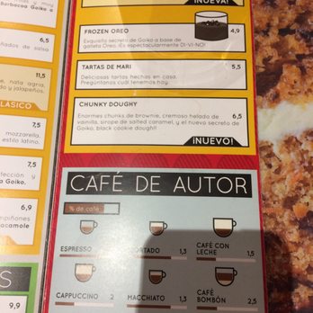 Goiko Grill - Postres y cafés - Burgers Near Me - Madrid, M