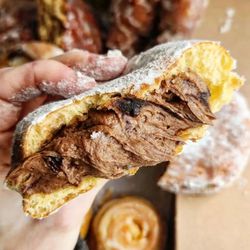 Golden Hands Bakery - Chocolate filled donut