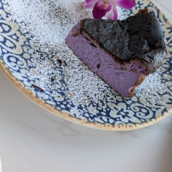 The 908 - Ube basque cake - New American Near Me - Long Beach, California