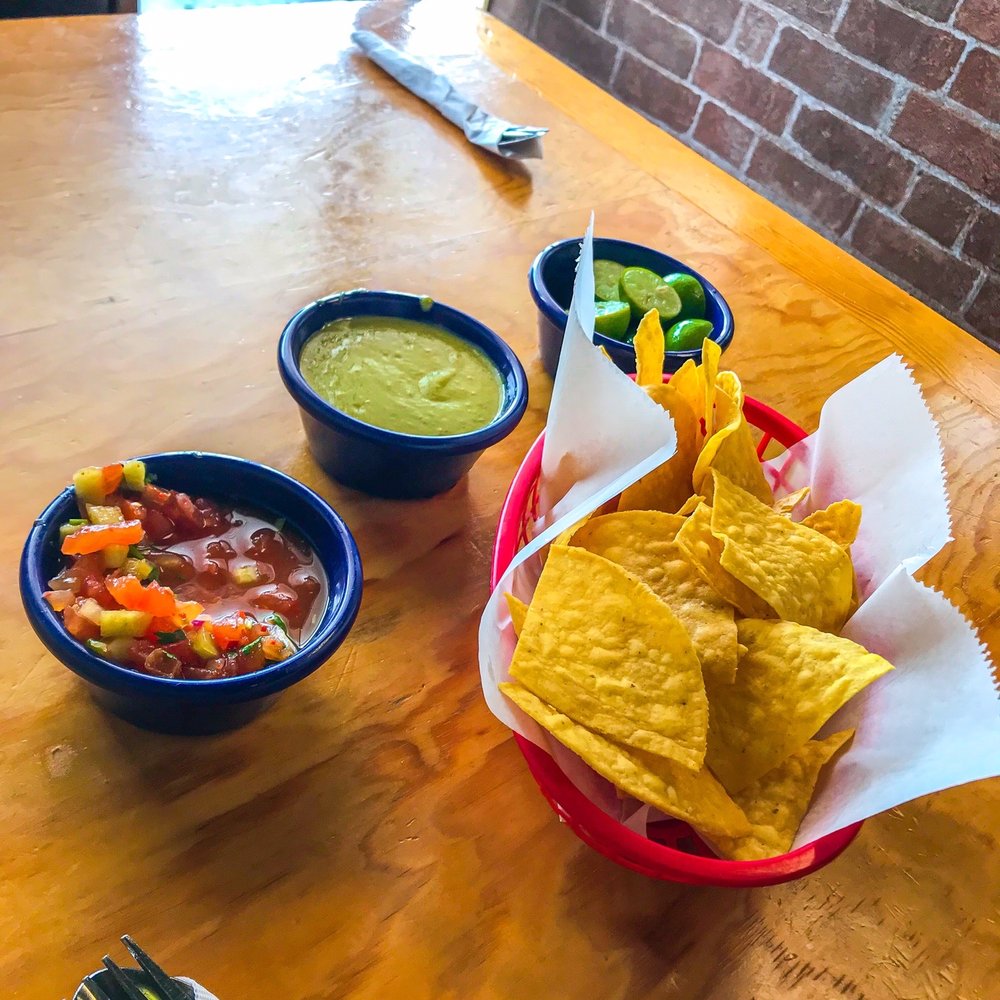 First time here. Work lunch. Pico de gallo is on point!