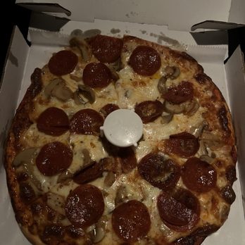 Casa Bianca Pizza Pie - My small pepperoni and mushrooms pizza. - Pizza Near Me - Los Angeles, California Casa Bianca Pizza Pie - My small pepperoni and mushrooms pizza. - Pizza Near Me - Los Angeles, California