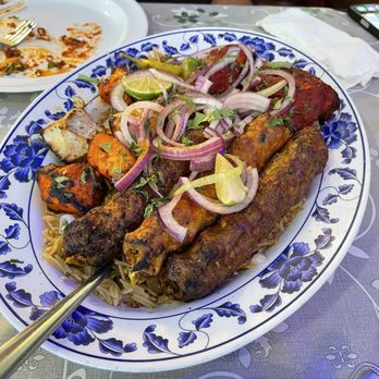 Zafran Kabab Palace - Mixed Grill Platter for 2 - Halal Near Me - Charlotte, North Carolina Zafran Kabab Palace - Mixed Grill Platter for 2 - Halal Near Me - Charlotte, North Carolina