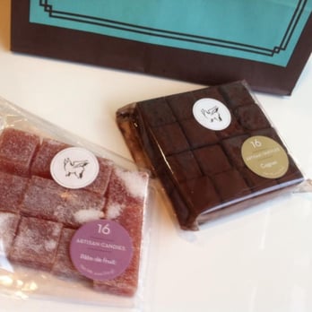Socola Chocolatier - Guava-flavored Pate de Fruit (fruit jellies) and Cognac chocolate truffles - Chocolatiers & Shops Near Me - San Francisco, California Socola Chocolatier - Guava-flavored Pate de Fruit (fruit jellies) and Cognac chocolate truffles - Chocolatiers & Shops Near Me - San Francisco, California