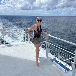 Fury Catamaran - The deck up top makes for great photo ops!