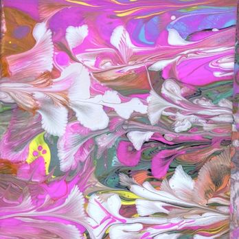 Hawaii Fluid Art - Fluid art on adult size canvas..... came in at 310 and was out by 4! - Arts & Crafts Near Me - San Diego, California