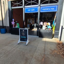 storefront and sidewalk