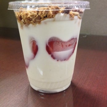 Ladle & Leaf - Yogurt Parfait with strawberries and granola. - Salad Near Me - Oakland, California