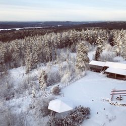 Big Hill Lodge - Vintervy över Big Hill Lodge