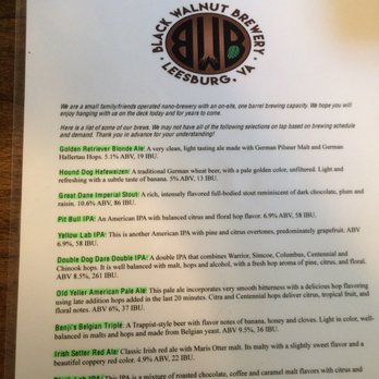 Black Walnut Brewery - Breweries Near Me - Leesburg, Virginia Black Walnut Brewery - Breweries Near Me - Leesburg, Virginia