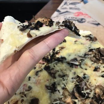 Flam's - Not pizza! Mushroom and bacon flam. Super thin crust, but not too crispy. Flaky. - French Near Me - Paris, 75 Flam's - Not pizza! Mushroom and bacon flam. Super thin crust, but not too crispy. Flaky. - French Near Me - Paris, 75