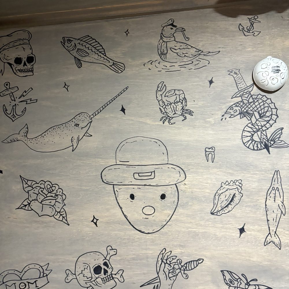 The best bathroom wall art I've ever seen The best bathroom wall art I've ever seen
