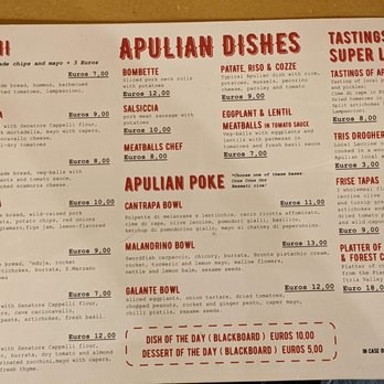 Drogheria Pugliese - Menu as of 2022 July - Delicatessen Near Me - Ostuni, BR