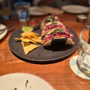 King Taps - a plate of food and a glass of water - Canadian (New) Near Me - Toronto, Ontario King Taps - a plate of food and a glass of water - Canadian (New) Near Me - Toronto, Ontario